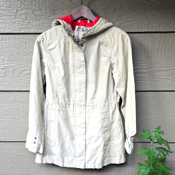 Eddie Bauer Khaki Jacket Pxs - Picture 1 of 10
